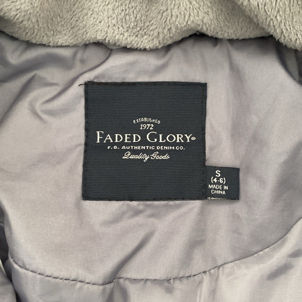 Faded Glory Gray Winter Jacket - Picture 2 of 2